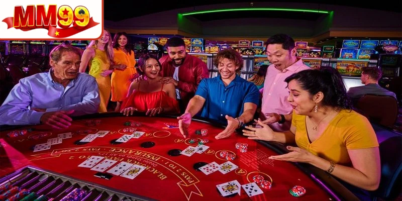 Sảnh game casino MM99 không gian giải trí sang trọng chuyên nghiệp